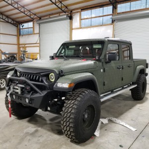 A Jeep Wrangler with full body car wrap in Birmingham AL