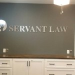 servant law wall sign