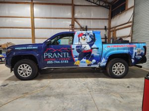 truck with wrap